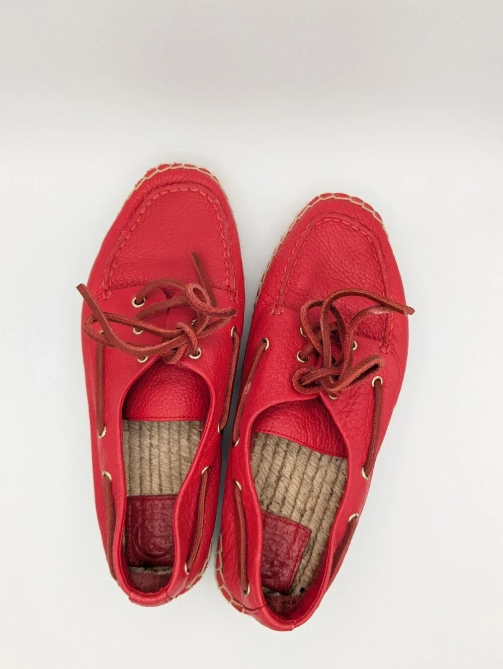 Tory Burch • Skipper Leather Espadrilles Boat Shoes